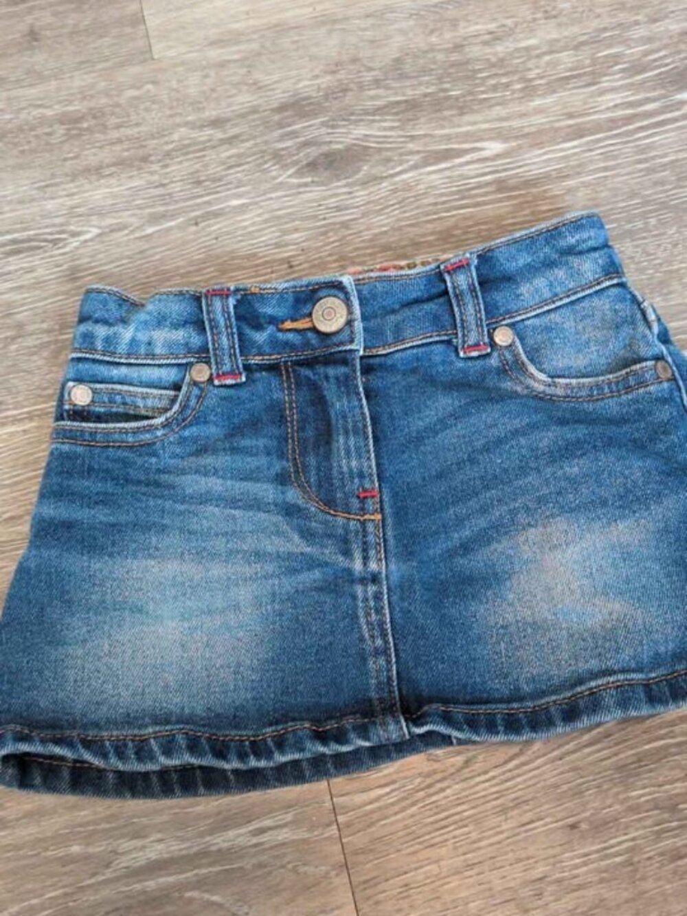 Mini boden 2/3 year denim skirt